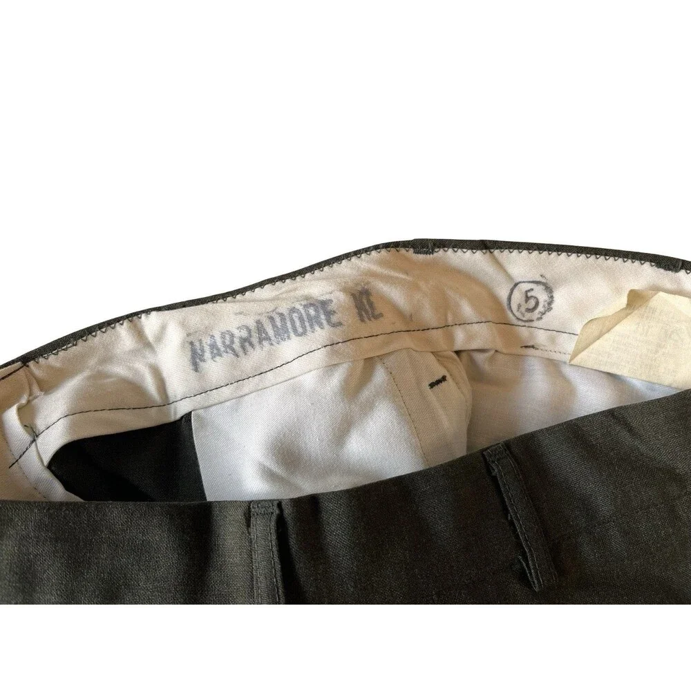Vintage US Army Tropical Green 2241 Dress Uniform Trousers 32L Wool Blend USA